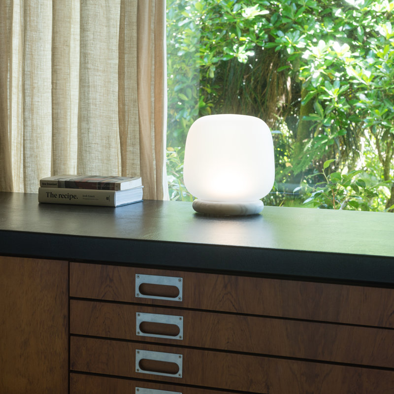 Ab Table Lamp, White
