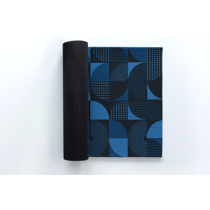 Non-Slip Geometric Outdoor Doormat