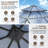 Patio Gazebo Double Roof with Steel Frame, Polycarbonate Hardtop Aluminum Gazebo-109242038