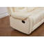 Causeuse inclinable manuelle en similicuir de 87 po de largeur Adele-1718017050