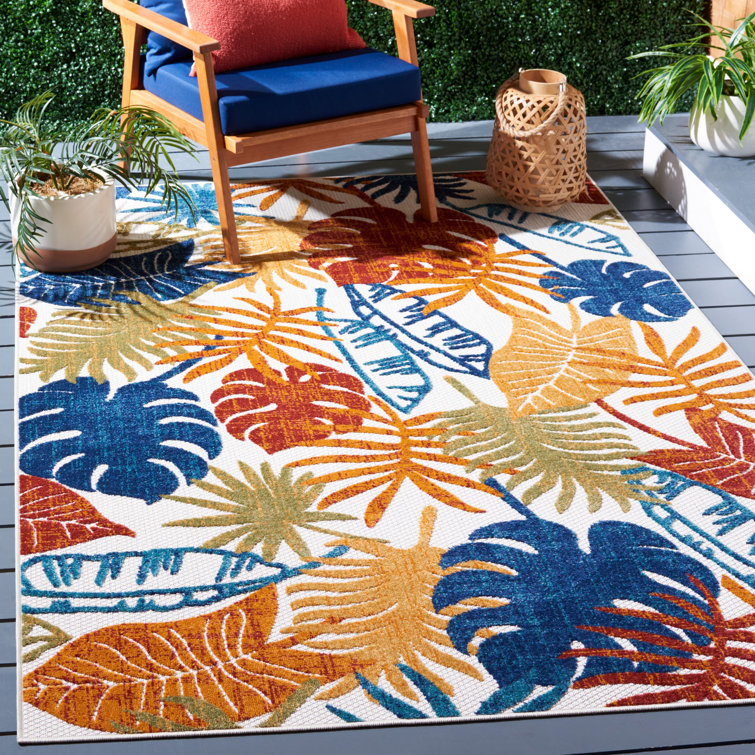 Anakin Performance Floral Indoor/Outdoor Area Rug