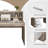 Computer Desk with Hutch-2006924507