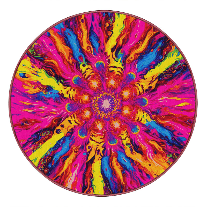 Trance Blaze Rug, Round 4'