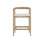 Takenori Upholstered Stool with Solid Wood Frame