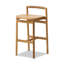 Baden Outdoor Teak Bar Stool-1203848985