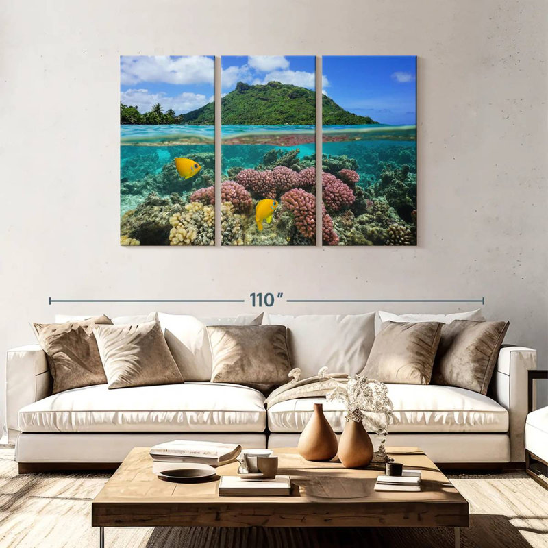 Aletra Huahine Underwater Ocean, 48" H x 74" W