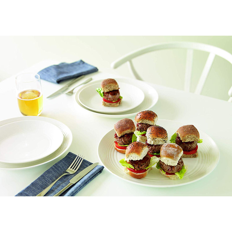 Ensemble de plats à pâtes 5 pièces Royal Ramoul Exclusivement pour Gordon Ramsay, Blanc cassé / blanc