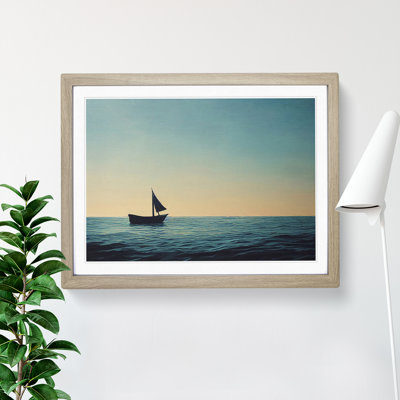 Solo Sailing Boat Vol.3 - Framed Print