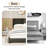 Cordoba Upholstered Platform Bed with Adjustable Headboard-2092424559-2096921960
