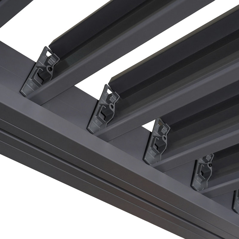 Pergola d'extérieur en aluminium avec toit ajustable Bullock