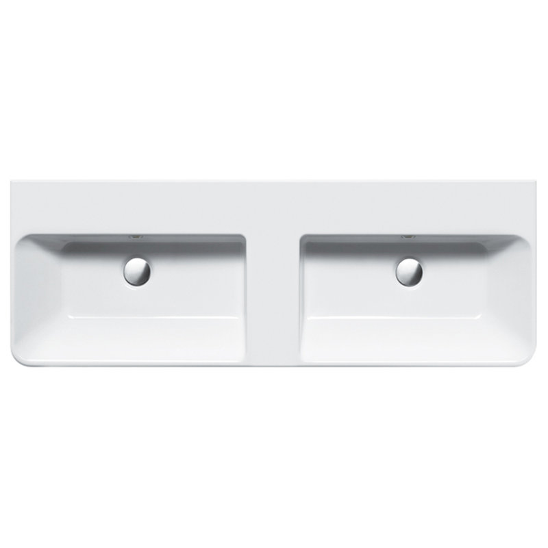Proiezioni 47.24'' L Bathroom Sink, 0-Hole