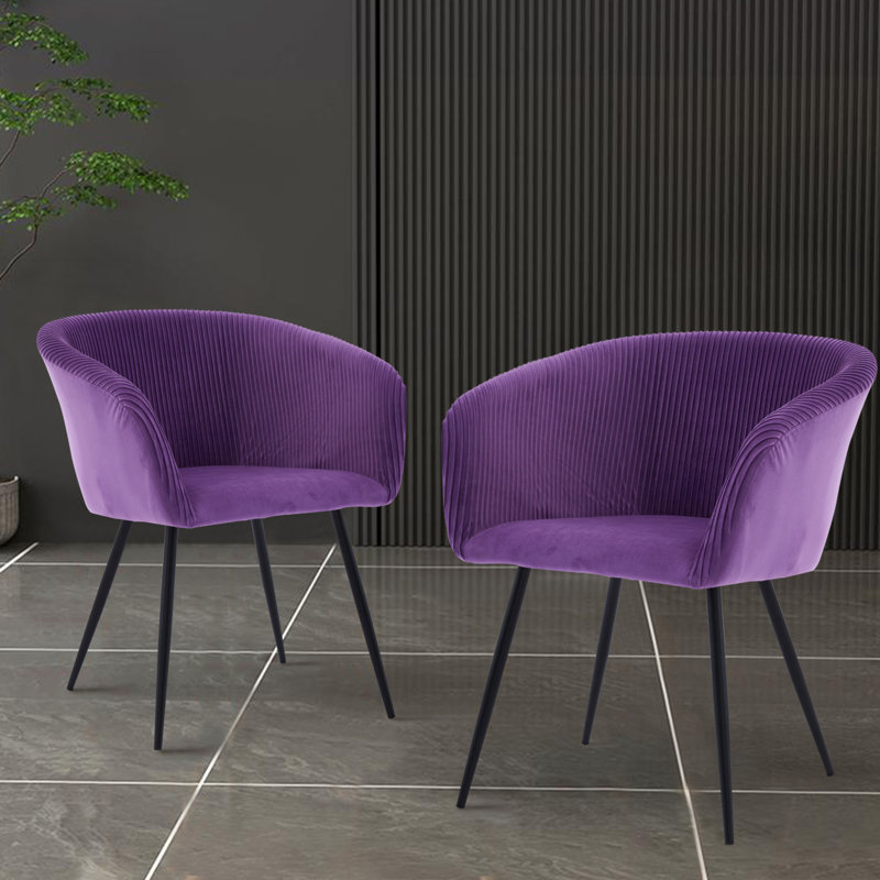 Chaise rembourrée, Mauve