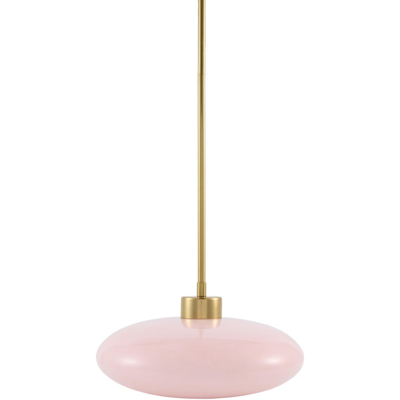 Agostino Single Light Pendant, Pink