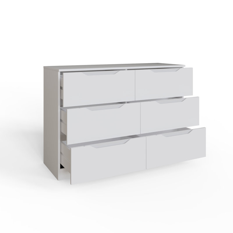 110 cm W Chest of 6 Drawers
