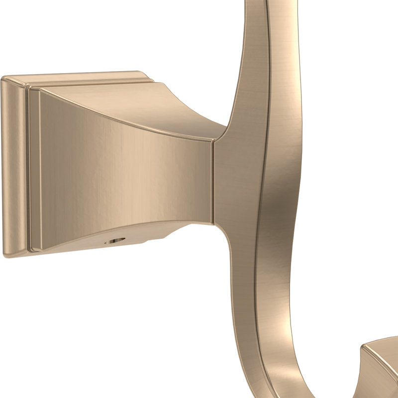 Dryden Wall Mounted Robe Hook, Brilliance Champagne Bronze
