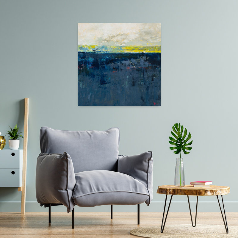 Clean Slate Abstract Contemporary Art, 24" H x 24" W