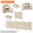 4-In-1 Sideboard Buffet Cabinet With Drawers And Doors For Kitchen Dining Room, 118"W-1391585272