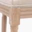 Chaise de salle à manger style français à structure carrée et dossier en bois massif, ensemble de 2-812868025