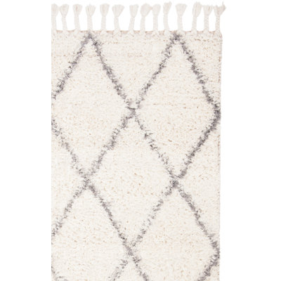 Powell Hand Woven Wool Geometric Rug