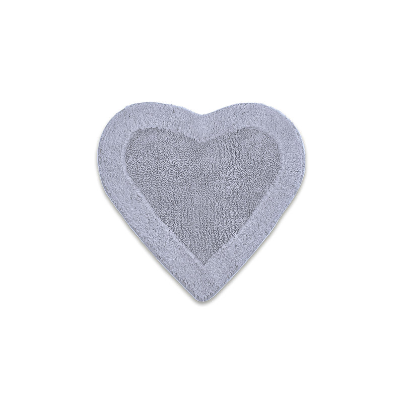 Goulven Non-Slip Bath Rug, Grey