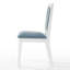 Chaise d'appoint en velours bleu clair Ketra