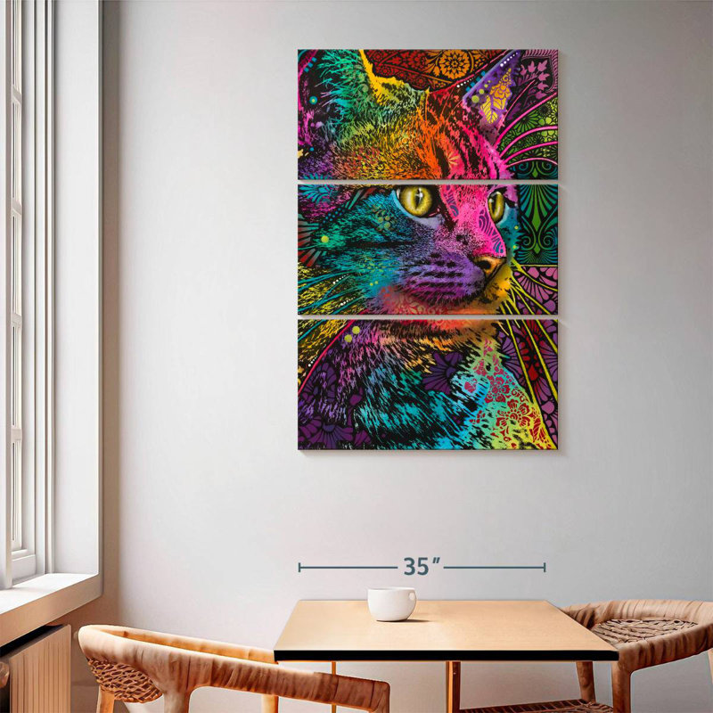Brampt Felis, 65" H x 42" W
