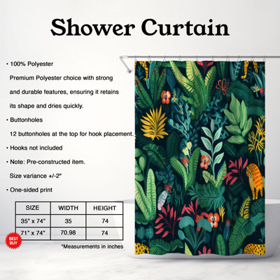 Rideau de douche Nikolai
