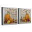«Pumpkin Patch Grateful», ensemble de 2 peintures sur toile encadrées-768597307-768597310