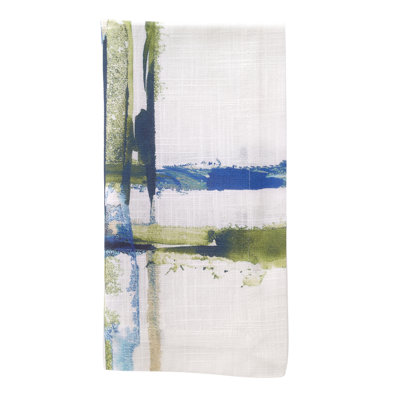 Abstract Grid 21" Napkin