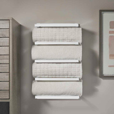4 Wall Towel Rack