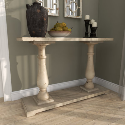 Console en bois massif Ferreira