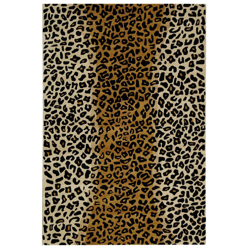 Tapis beige / noir Breanna