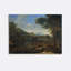 Landscape With Castle Print by Gaspard Dughet