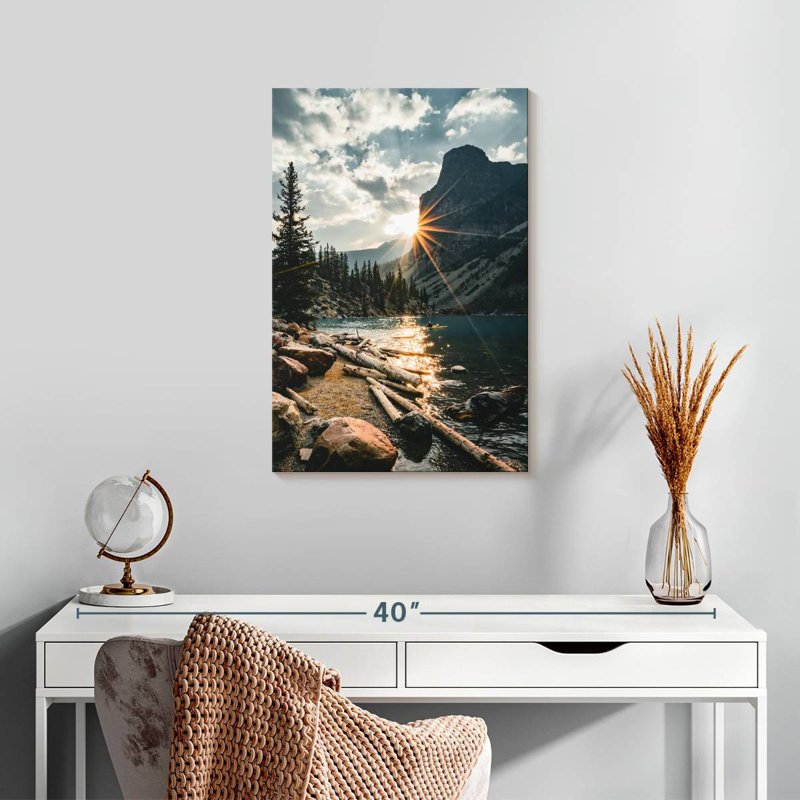 Alvord Moraine Lake Sunburst, H 24 po x l 16 po