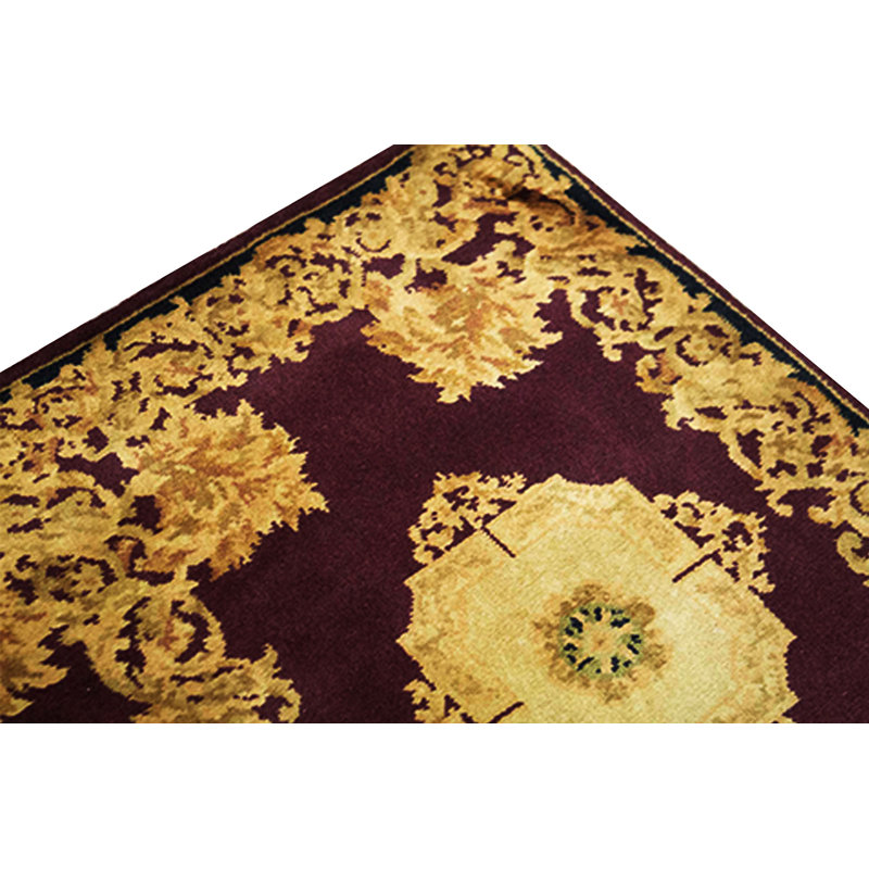 Hand-Knotted High-Quality Plum Area Rug