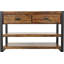 Console en bois massif 50 po Gillianna