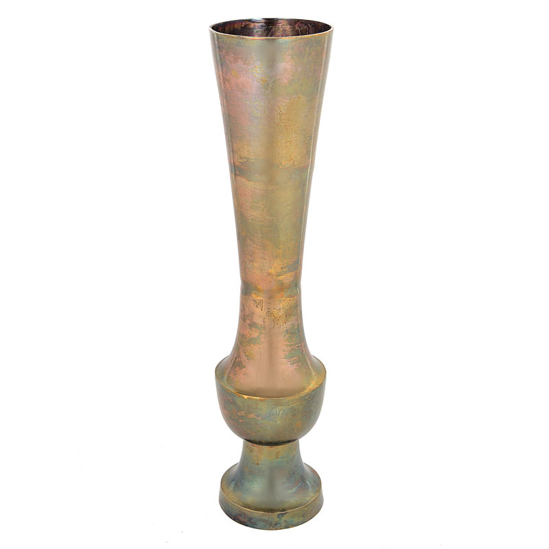Metal Table Vase, 98cm H x 22cm W x 22cm D