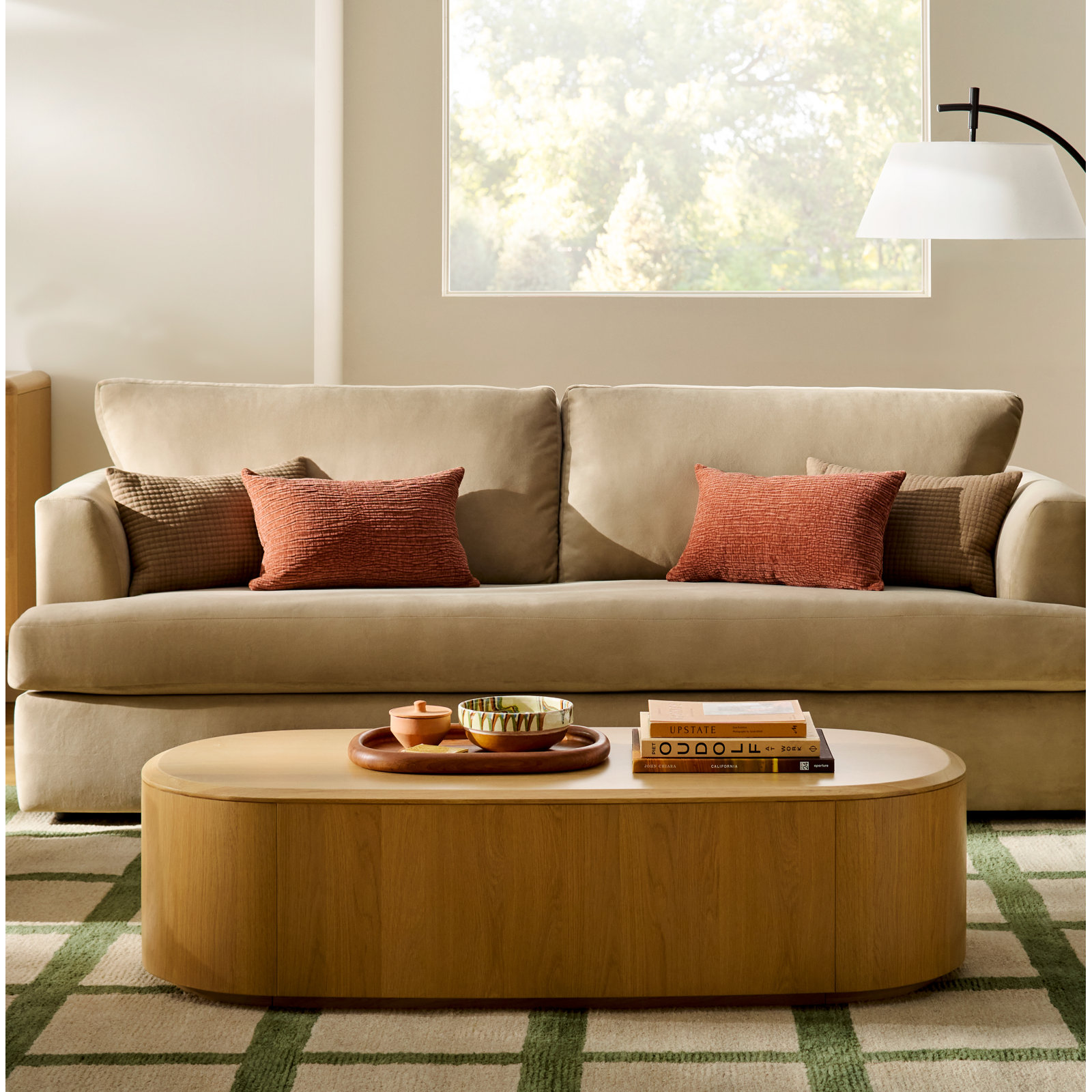 Brooks 92.5" Upholstered Sofa, Turbo Ash
