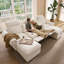 Canapé inclinable électrique 4 places avec 2 repose-pieds, canapé inclinable avec ports USB et Type-C-501390725-501869795