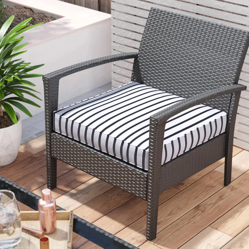 Coussin de siège d'extérieur LaShallia Sunbrella