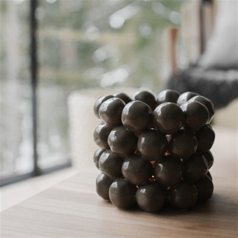 Earthenware Table Vase, Shiny Dust