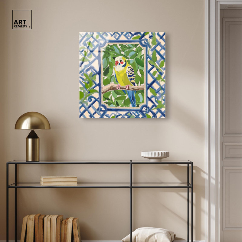 Art de bord de mer moderne Garden Gate I par Art Remedy, prêt à accrocher, H 24 po x l 24 po