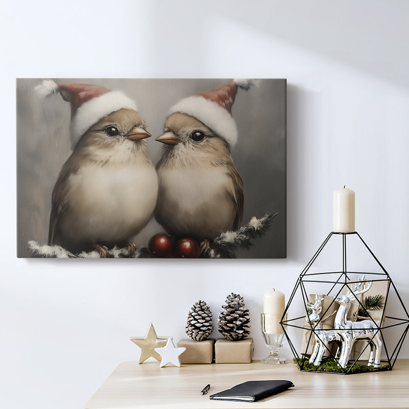 Art des Fêtes de Noël - Toile tendue avec châssis - Série 3-LX III, H 12 po x l 18 po