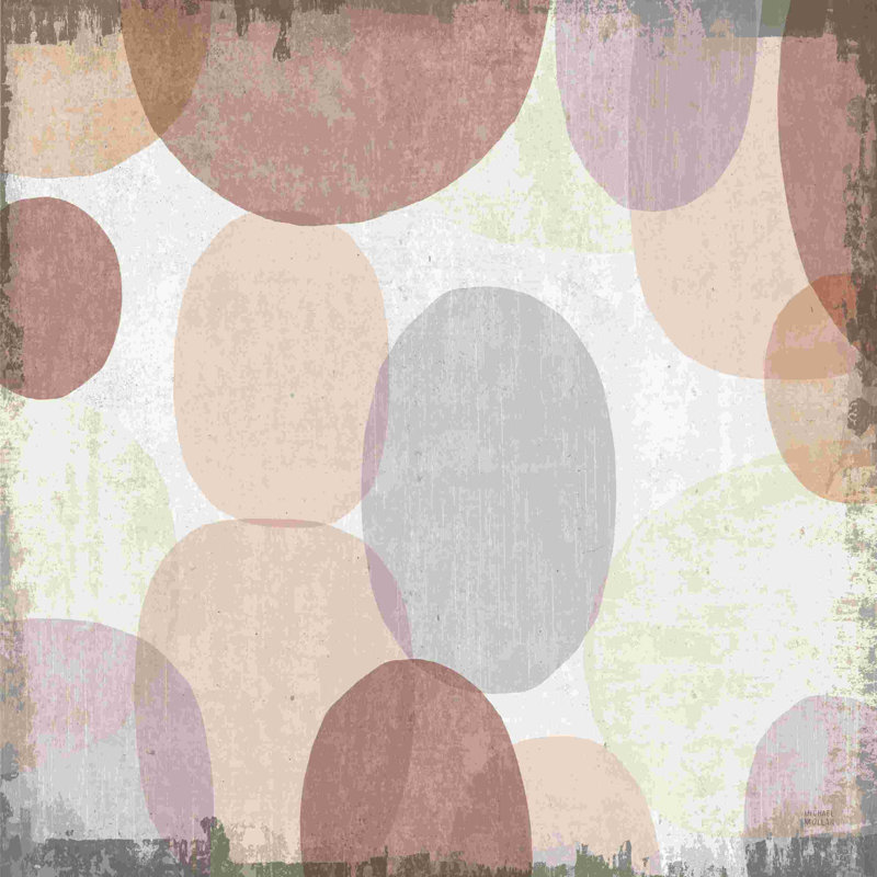«Blush Drips II», impression sur toile tendue, H 36 po x l 36 po, Non, Wrapped Canvas