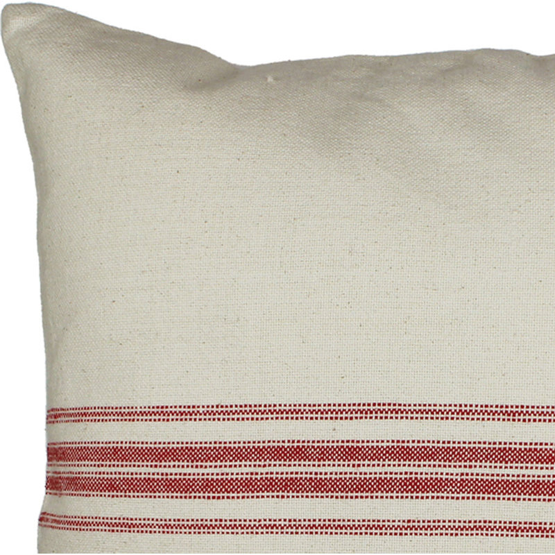 Gray Wool Felt Reversible Throw Pillow