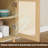 Sideboard Buffet Cabinet with 3 Rattan Doors-118492832