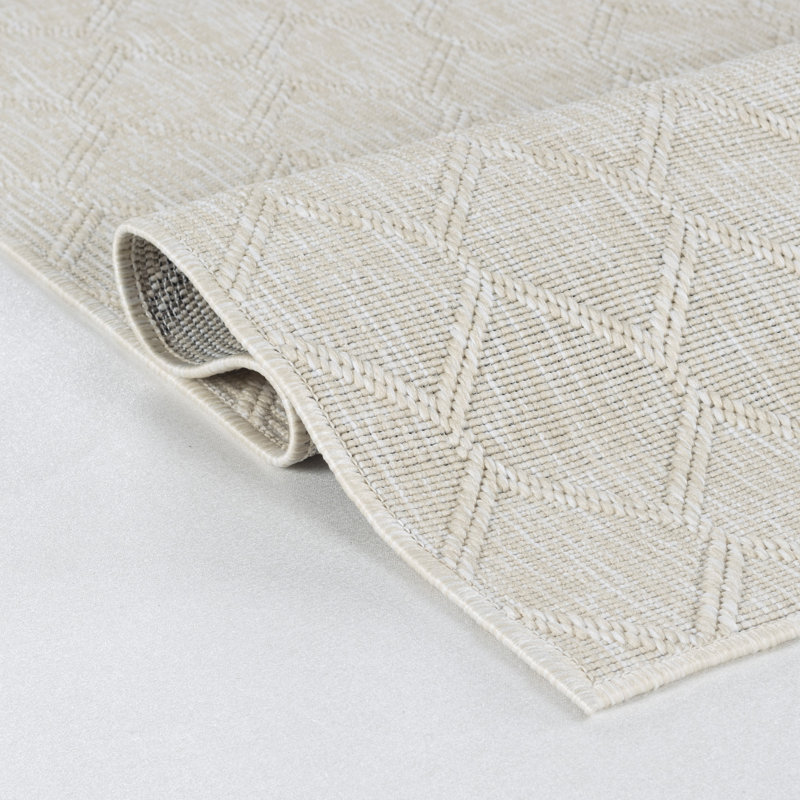 Tapis intérieur / extérieur rectangulaire Marat, Rectangle 5 pi 2 po x 7 pi 5 po