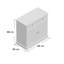 Chest of drawers FSC Pierro 90 cm - solid pine wood