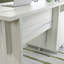 Bureau avec tiroir classeur, finition blanche
