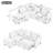 82.6" L-Shaped Sectional Pull Out Sofa Bed Sleeper Sofa With Two USB Ports-1327323912